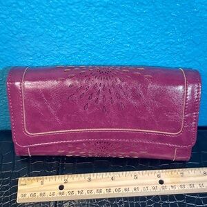 LIKE NEW Aphison Women’s Wallet RFID Blocking Elegant Women's Clutch Wallet
